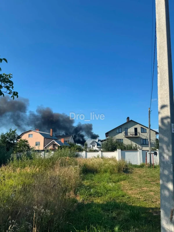 На Львівщині горів будинок (ВІДЕО)