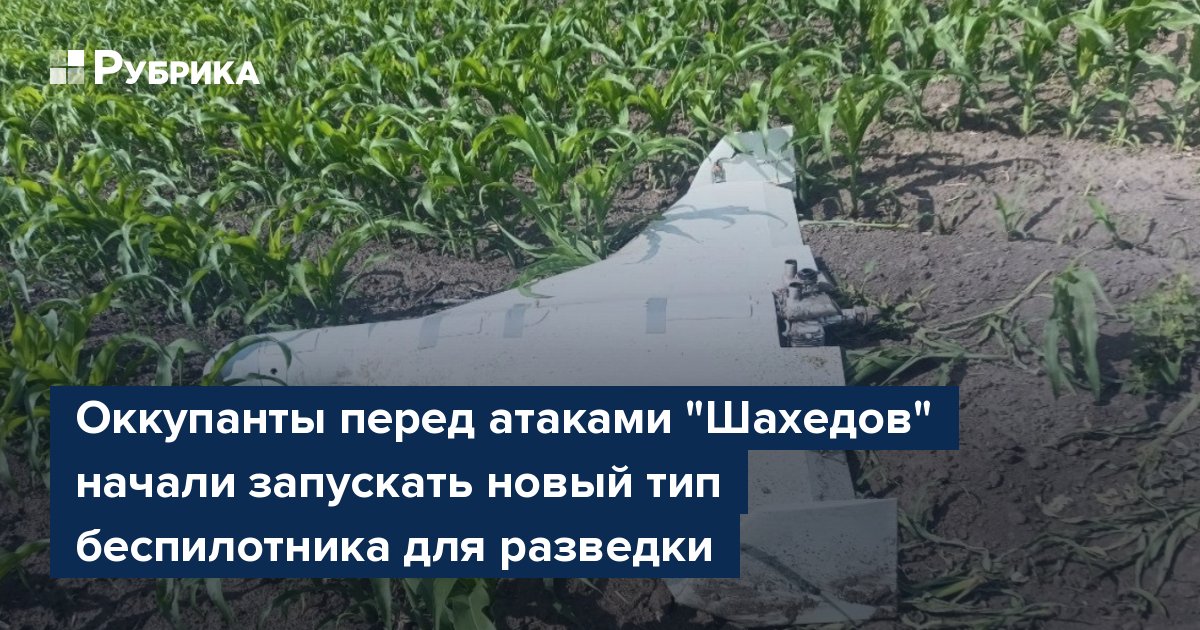 Оккупанты перед атаками "Шахедов" начали запускать новый тип беспилотника для разведки