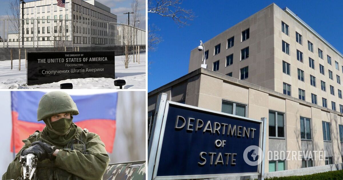 В Госдепе ответили на слухи об эвакуации сотрудников посольства США в Украине из-за риска агрессии РФ