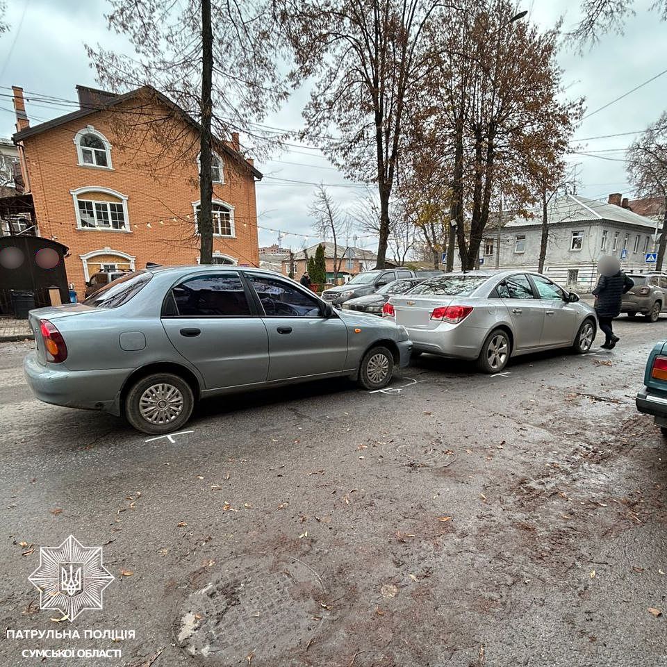 У середмісті Сум ЗАЗ зіткнувся із Chevrolet