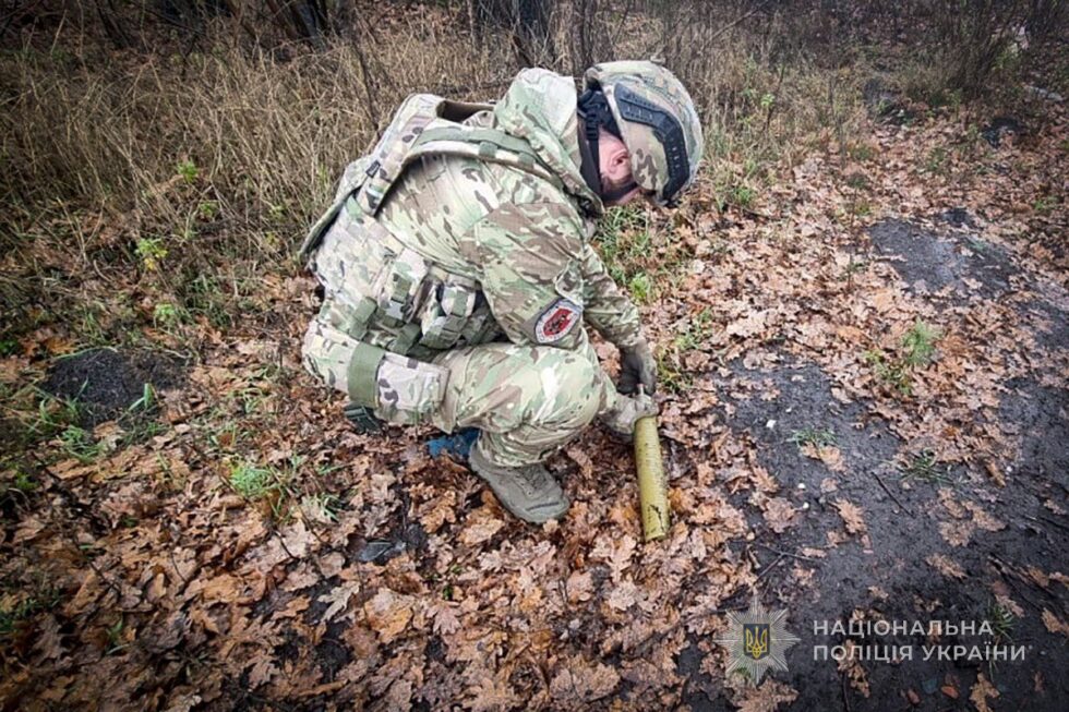 Поліція Сумщини знищила вибухонебезпечну бойову частину ворожого дрона