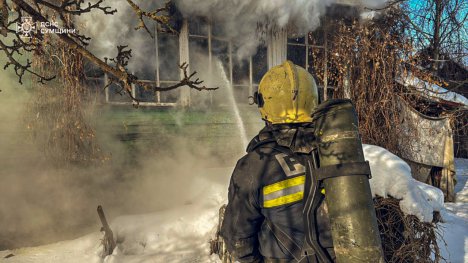 У Шостці на пожежі загинув літній чоловік