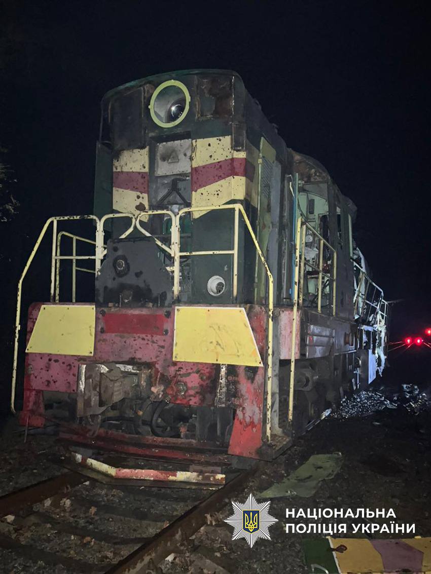 Дрони атакували залізницю на Чернігівщині: поранено машиніста із Сумщини