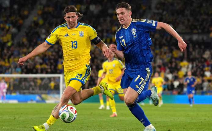 Збірна України програла Швеції в матчі плейоф відбору до ЧС-2026 із футболу: що відомо