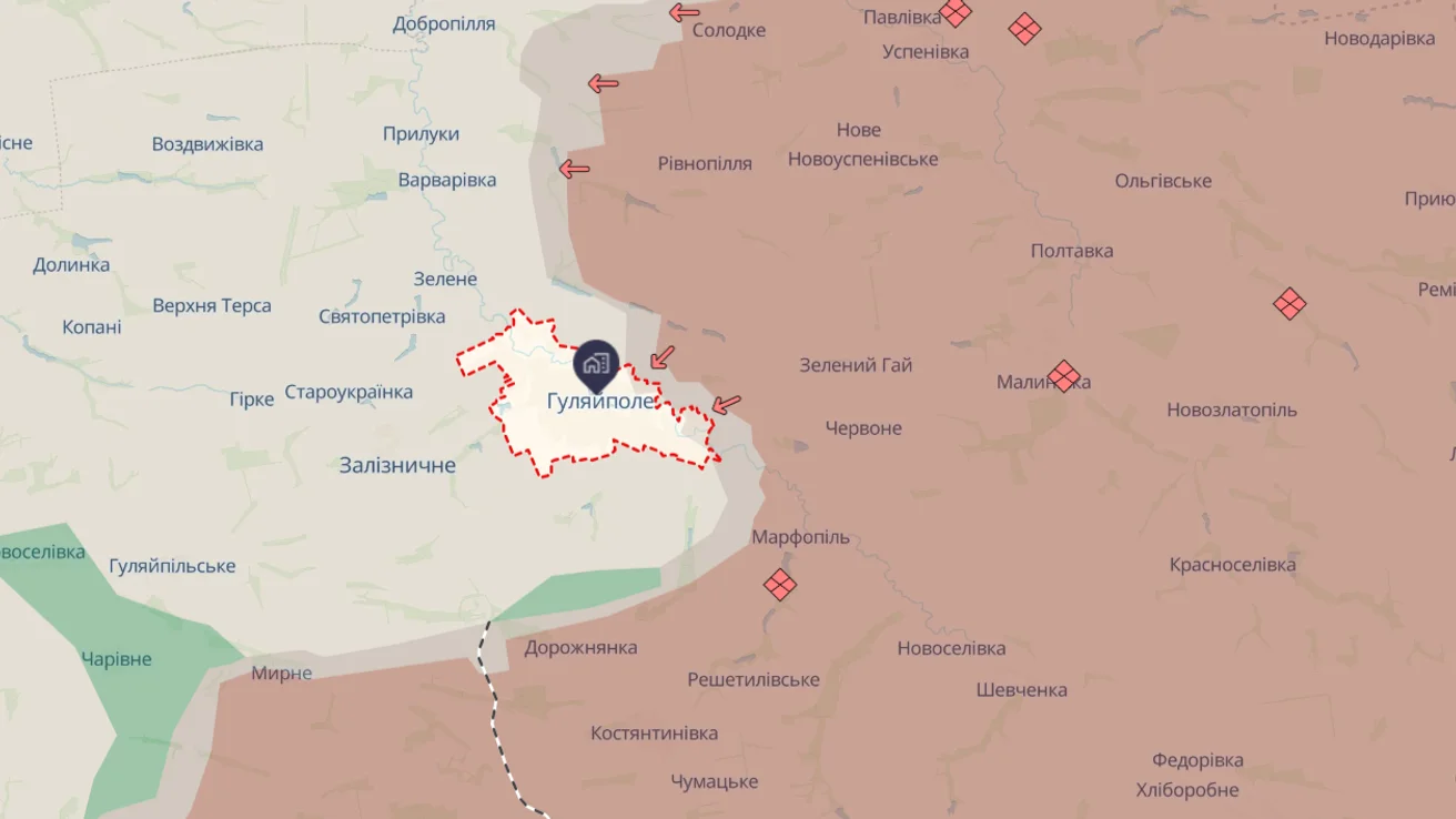 Про стан фронту на Гуляйпільщині розповів військовий