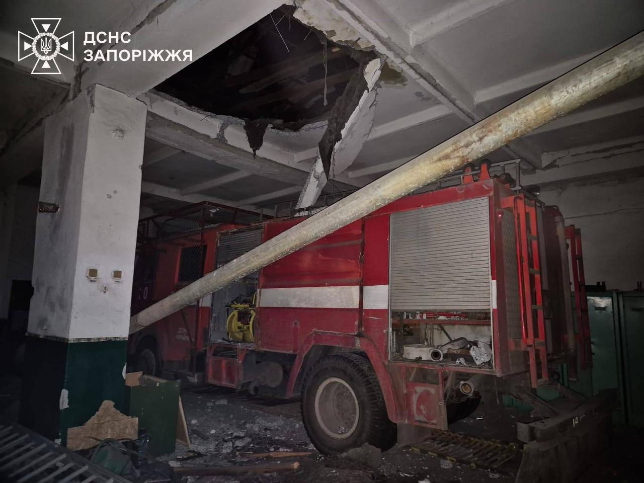 росіяни знову атакували рятувальників на Запоріжжі