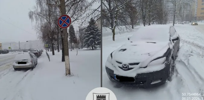 У Луцьку «паркохами» блокують прибирання снігу (Фото)