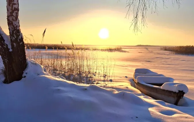 У мережы показали фото зимового Світязя