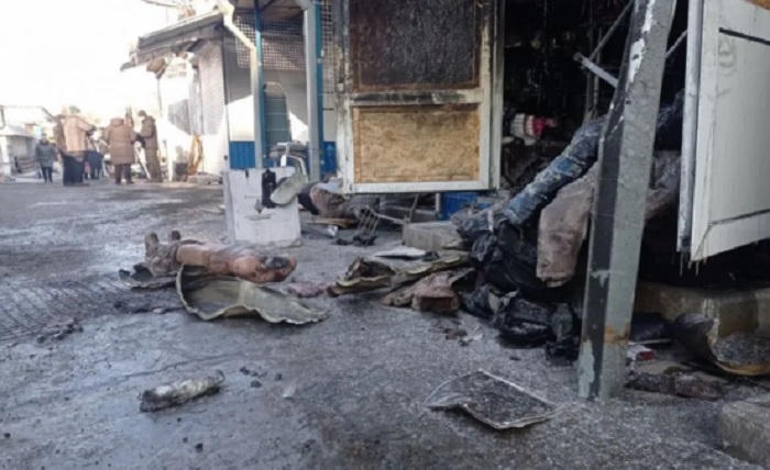 Нічний удар по Критому ринку у Краматорську: знищено майно місцевих торговців