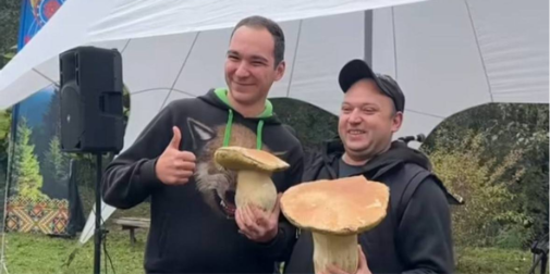 На Львівщині знайшли білі гриби-гіганти вагою по два кілограми (відео)