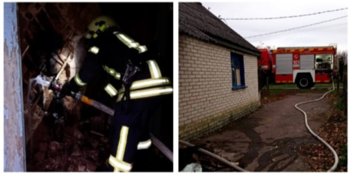 Минулої доби на Волині горіли два приватні будинки