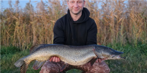 На Волині рибалка упіймав гігантську щуку (фото)