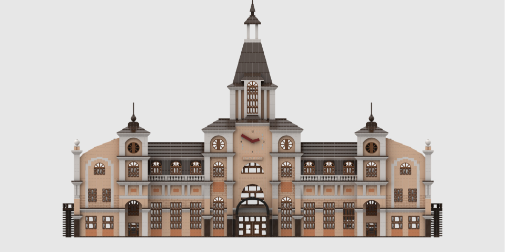 Показали Lego-версію вокзалу Луцька (фото)