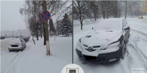 Ігнорують знаки: у Луцьку «паркохами» блокують прибирання снігу (фото)