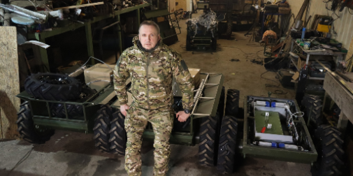 Волинська «сотка» отримала п'ять наземних роботів за «Е-бали»