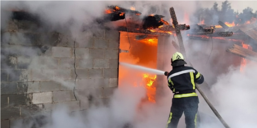 Три пожежі за добу: на Волині горіли будинок і господарські споруди (фото)