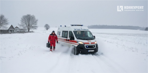 На Волині «швидка» застрягла за 1,5 км від хворого – люди обурені станом доріг (фото)