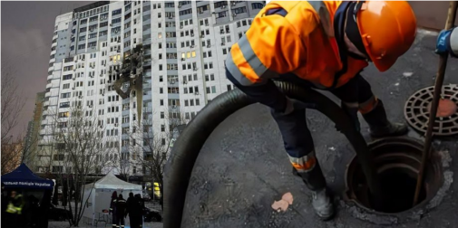 Комунальники з Волині мало не загинули від прильоту шахеда, коли відновлювали тепло у Києві (фото)