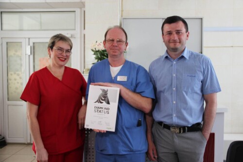 Лікарня Хмельницького вперше отримала «Діамантову відзнаку» від ESO Angels