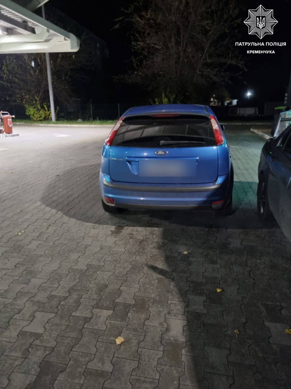 У Кременчуці водійка Ford мала понад 2,4 проміле алкоголю — у 12 разів вище норми