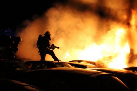 На Полтавщині за добу згоріли два легковика