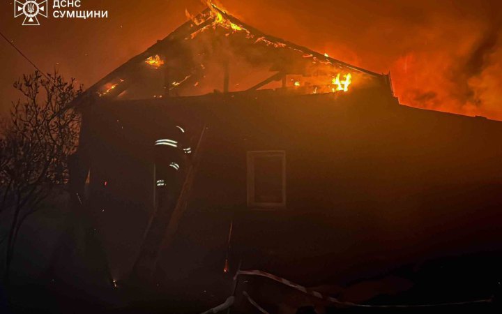 Російські БпЛА атакували приватні будинки у Шостці