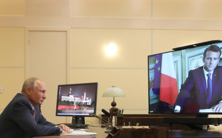 Путін відхилив пропозицію Макрона про "припинення війни і серйозні перемовини"