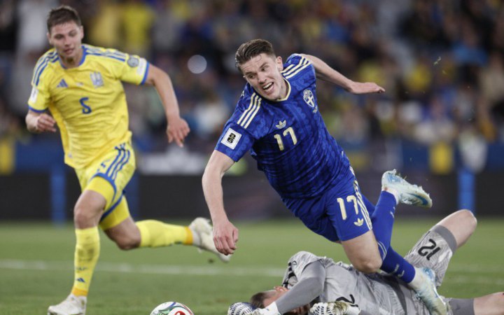 Збірна України з футболу програла Швеції і не їде на чемпіонат світу