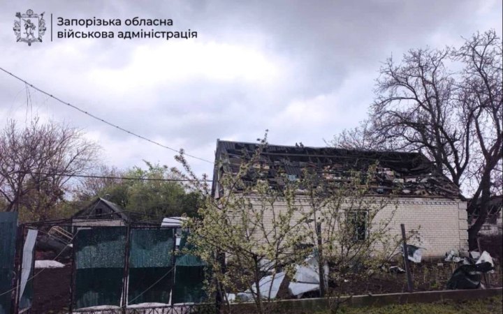 Росіяни атакували один із житлових районів Запоріжжя