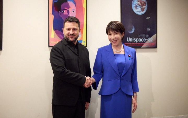 Зеленський у Нью-Йорку зустрівся з прем'єр-міністеркою Японії