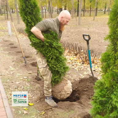 У Соборному парку Черкас буде висаджено близько 100 туй, - Дирекція парків