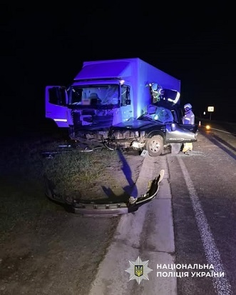 На Черкащині в зіткненні з вантажівкою загинув водій легковика