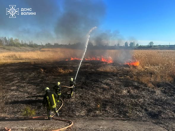 На Волині через необережність людей за добу сталося 10 пожеж
