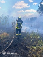 За добу рятувальники ліквідували чотирнадцять пожеж на відкритих територіях громад