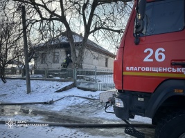 У Голованівському районі під час ліквідації пожежі у будинку рятувальники виявили тіло загиблого чоловіка
