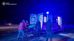 У Голованівському районі під час ліквідації наслідків ДТП надзвичайники врятували двох людей