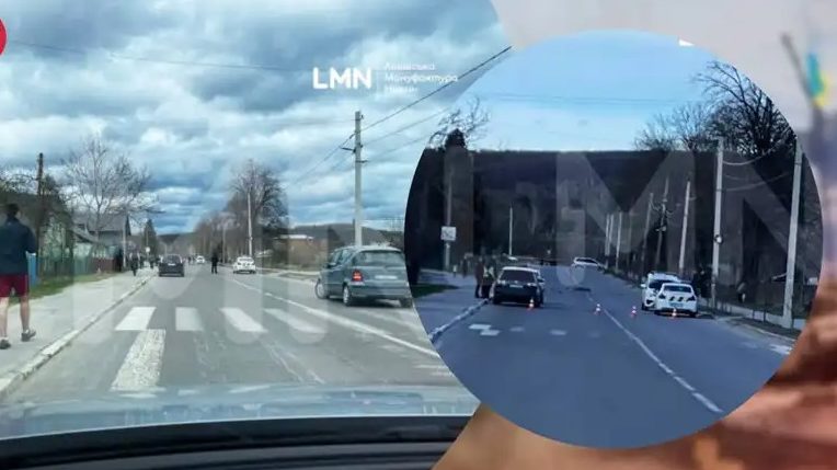 На Львівщині авто збило двох 10-річних дівчат, які їхали на самокаті: відео смертельної ДТП