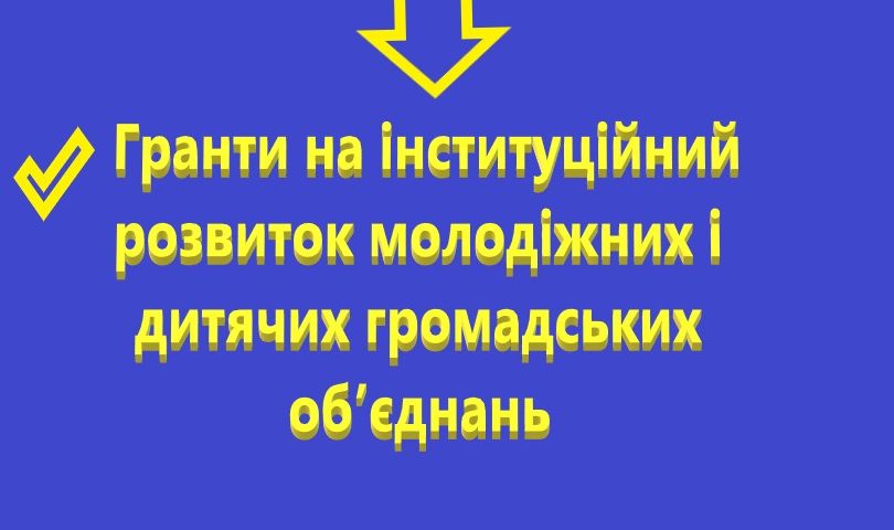 Держава інвестує у спроможність молодіжних і дитячих громадських об’єднань: запроваджено гранти на їхній інституційний розвиток