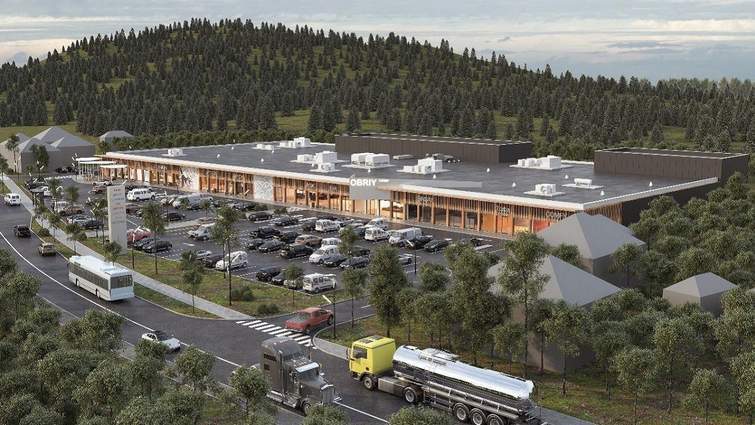 8000 м² площі: біля Буковелю побудували новий торговий центр