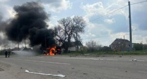 Ворог 10 квітня бив по Запорізькій області 756 разів: від дронових ударів по цивільних авто поранені троє чоловіків (ФОТО)