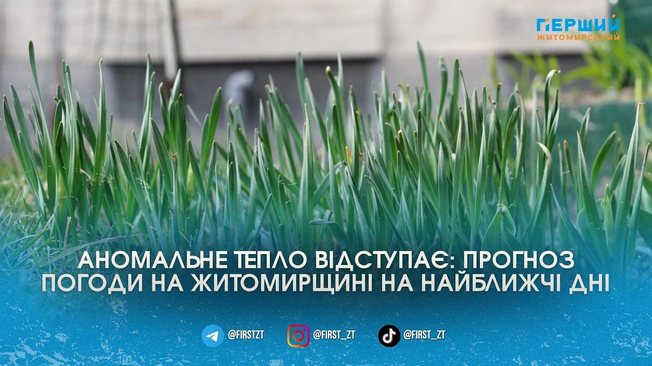 Аномальні +20°C скасовуються: на Житомирщину суне чорноморський циклон з дощами