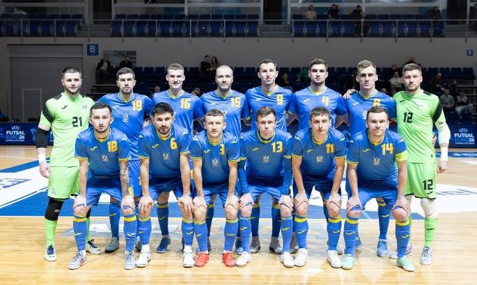 Сборная Украины по футзалу завершила выступление на международном турнире в Литве поединком с французами.