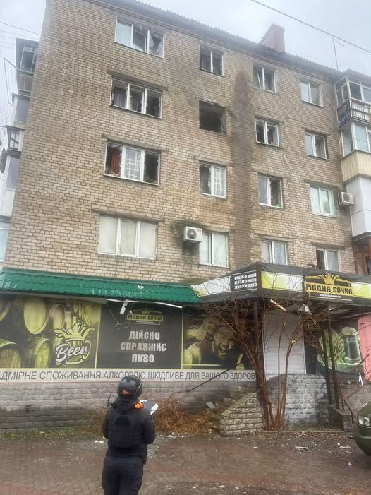 Рашисти вдарили по центру Словʼянська