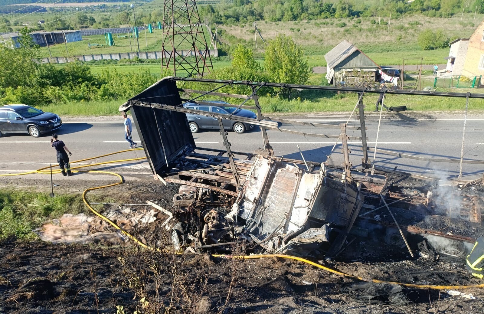 Загорілася вантажівка: водій з Тернопільщини загинув у ДТП на Львівщині (фото)