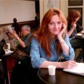 Джоан Роулінг пише "Гаррі Поттера" в кав'ярні. Шотландія. 1998 рік. ФОТО