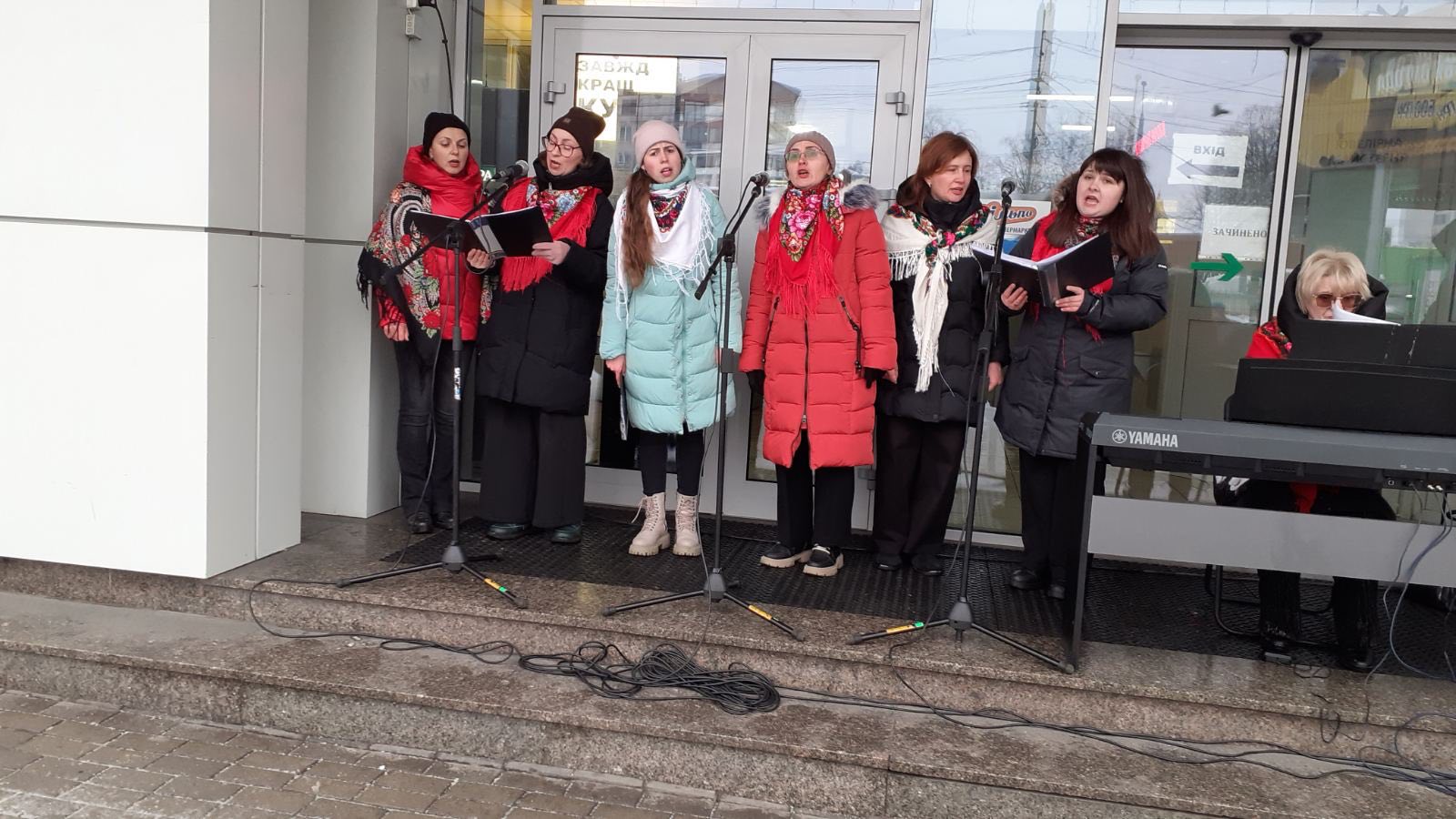 В середмісті Івано-Франківська відбулася музично-патріотична програма