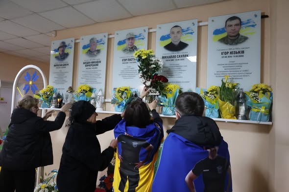 У Болехові урочисто вшанували загиблих військовослужбовців