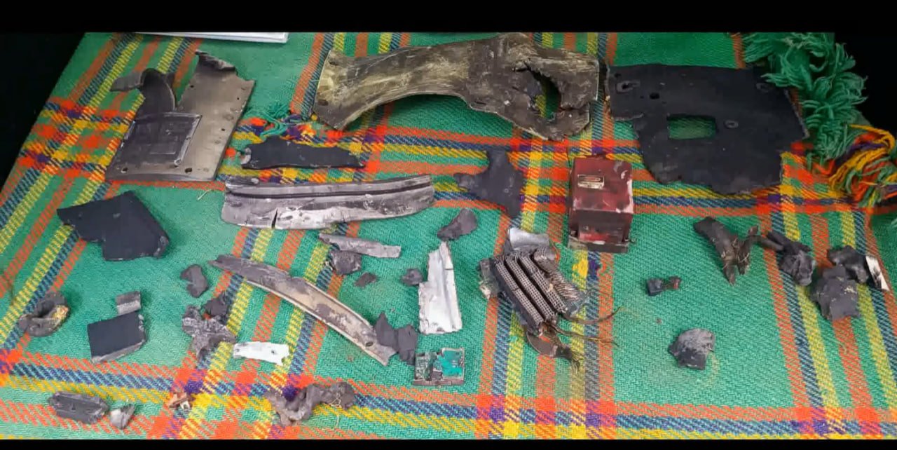 У Міському саду Кременчука знайшли уламки збитих російських цілей