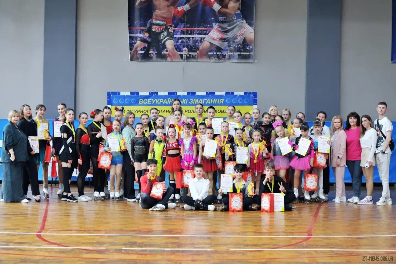 Команда з Житомирщини виборола призові нагороди на Всеукраїнських змаганнях з фігурного катання на роликових ковзанах