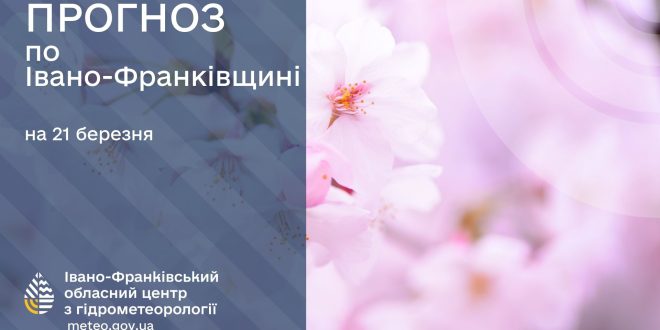 До 10° тепла: прогноз погоди у Франківську на 21 березня